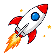 Out Of This World Learning Academy rocket logo